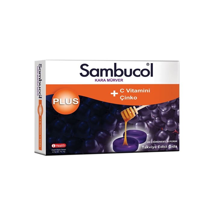 Sambucol Plus Ballı Pastil 20 Adet